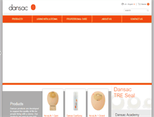 Tablet Screenshot of dansac.com