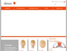 Tablet Screenshot of dansac.se