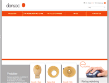 Tablet Screenshot of dansac.dk